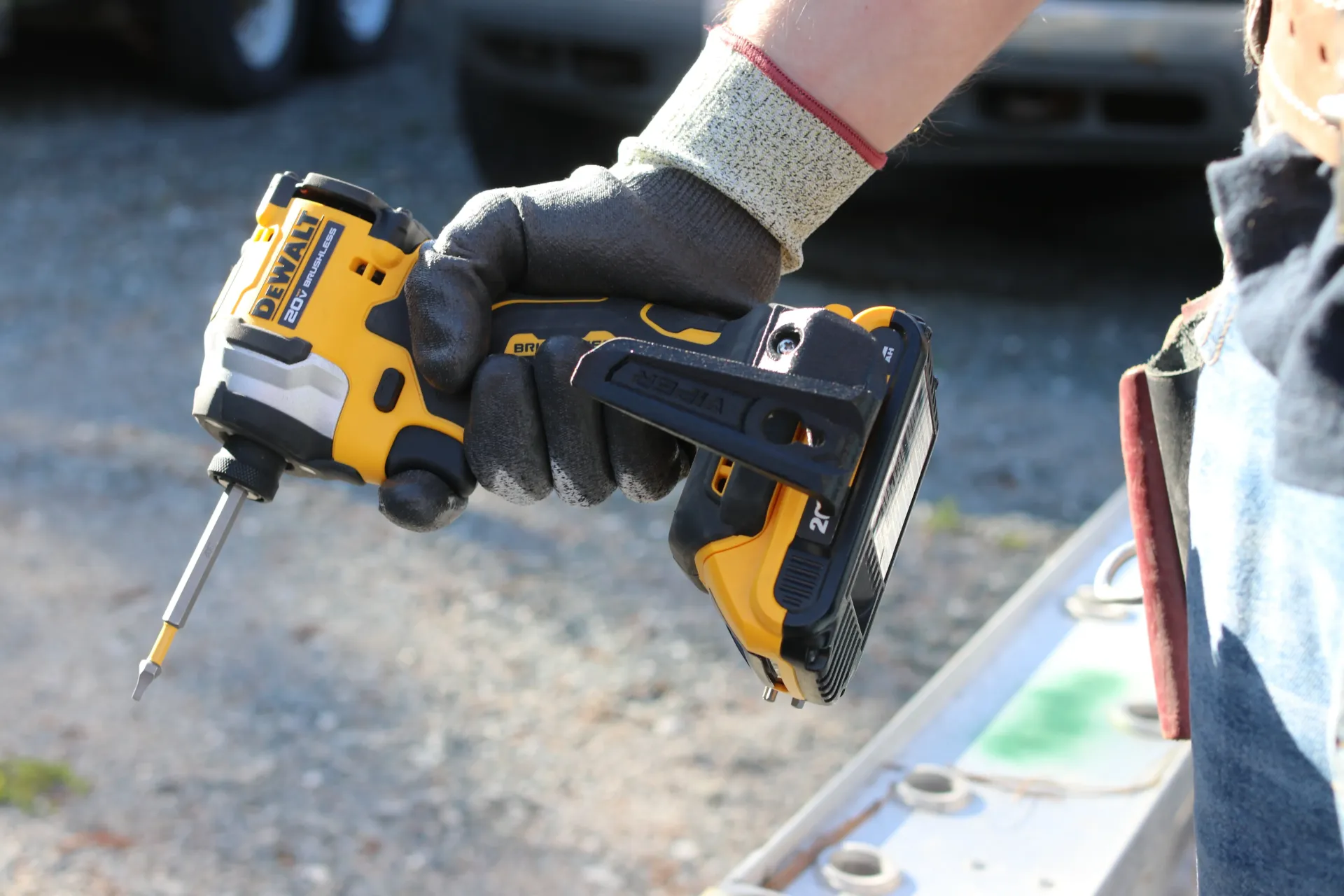 SuperHook Pro Rafter Hook/Belt Hook Upgrade, Fits Dewalt 20Vmax, LEFT SIDE